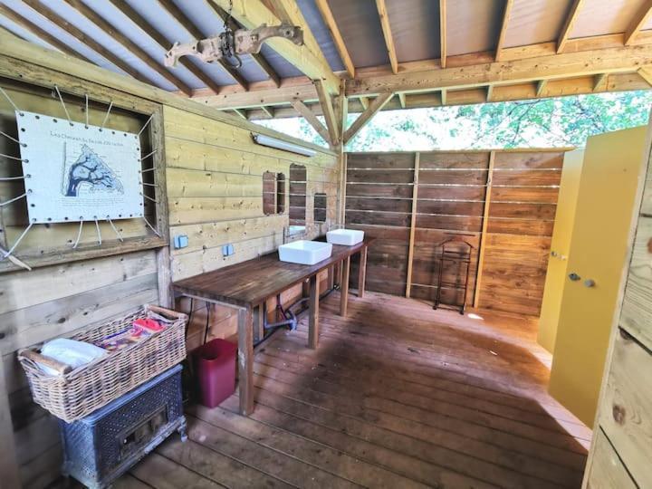 La Wigwam Bleu Du Domaine Du Pas De L'Ane Hotel Mios Ngoại thất bức ảnh